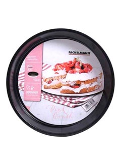 Buy Round Shape Baking Pan Black 22.6cm in UAE