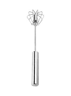 Buy Hand Pressure Stainless Steel Beater Silver 26x5.5cm in Egypt