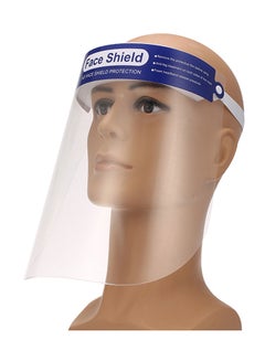 Buy 10-Piece Protective Isolation Protective Face Shield Clear 35 x 25 x 6centimeter in Egypt