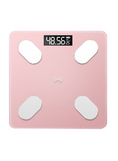 Buy USB Rechargeable Intelligent BT Digital Body Fat Electronic Scale multicolour in Saudi Arabia