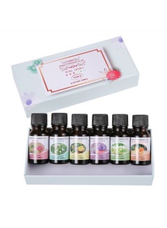 Buy 6-Piece Aroma Fragrance Oil Set Clear 10ml in Saudi Arabia