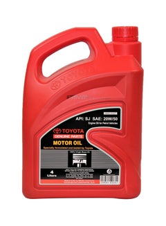 Shop Toyota 20w 50 Motor Oil 4 Ltr Online In Dubai Abu Dhabi And All Uae
