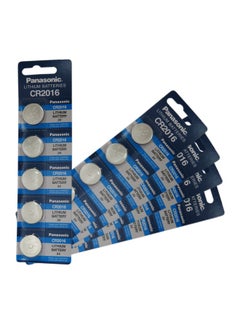 Buy 25-Piece CR2016 Lithium Battery Silver in UAE