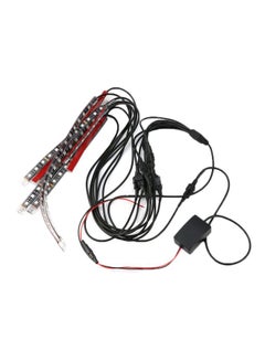 Buy 8-Piece LED Motorcycle Strip Light in Saudi Arabia