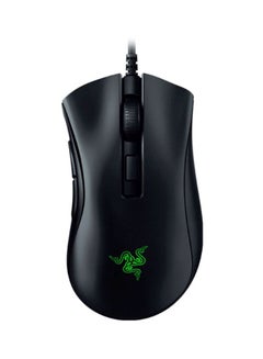 Buy DeathAdder V2 Wired Mouse Black/Green in Saudi Arabia