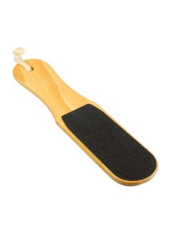 Buy Wooden Foot File Yellow/Black 12inch in Egypt