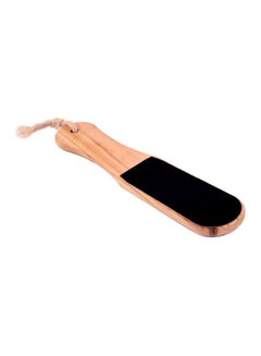 Buy Wooden Foot File Beige/Black 12inch in Egypt