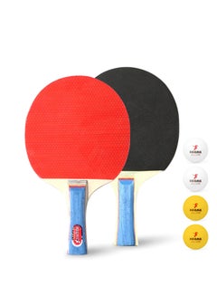 Buy 2-Piece Table Tennis Racket With Ball in UAE