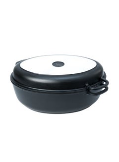 Buy 3-In-1 Cooking Pot Black/White 8x42mm in Saudi Arabia