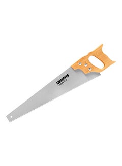 Buy 18" Hand Saw - Universal-Cut Soft-Grip with Wooden Handle | Heavy Duty Sawing, Trimming, Gardening, Wood Cutting, Plastic, Made of Carbon Steel | Ideal for Carpenters, Gardeners, Framers & More Silver/Beige 18inch in UAE