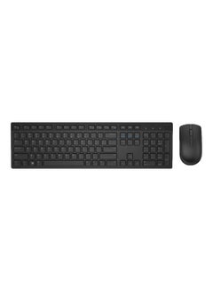 Buy Wireless Keyboard And Mouse Set Black in UAE