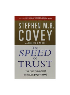 اشتري The Speed Of Trust Paperback الإنجليزية by Stephen R. Covey - 39478 في الامارات