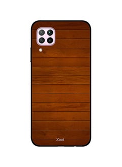 Buy Skin Case Cover -for Huawei Nova 7i Wooden Pure Brown Wooden Pure Brown in UAE