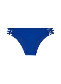 Buy Cutaway Side Bikini Bottom Blue in Saudi Arabia