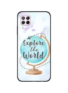 اشتري غطاء حماية واق لهاتف هواوي نوفا 7i بطبعة تحمل عبارة "Explore The World" في الامارات