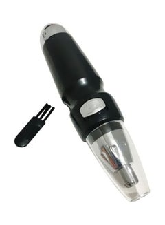 Buy Nose And Ear Hair Trimmer Black/Silver/Clear 12centimeter in UAE