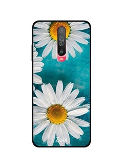 Buy Protective Case Cover For Xiaomi Poco X2 Three White Flower in UAE