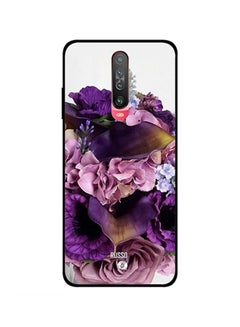 Buy Protective Case Cover For Xiaomi Poco X2 Purple Bouquet in UAE