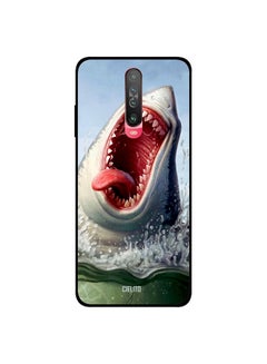 Buy Protective Case Cover For Xiaomi Poco X2 Shark Tongue Out in UAE
