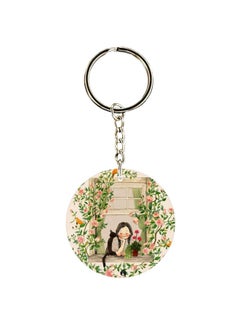 Buy Cartoon Themed Single Sided Keychain in UAE