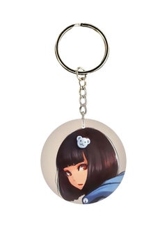 Buy Anime Girl Printed Keychain in UAE