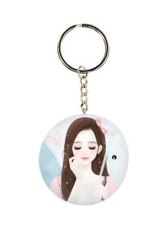 Buy Anime Girl Printed Keychain in UAE