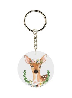 Buy Deer Themed Single Sided Keychain in UAE