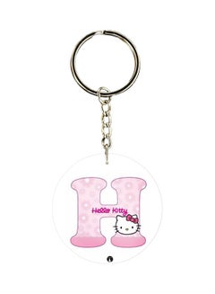 Buy Hello Kitty Letter H Printed Keychain in UAE