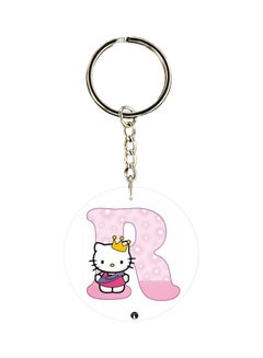 Buy Hello Kitty Letter R Printed Keychain in Saudi Arabia