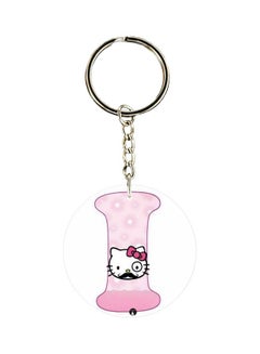 Buy Hello Kitty Letter I Printed Keychain in UAE