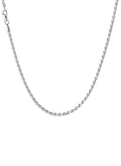 اشتري 925 Sterling Silver Chain Necklace في السعودية