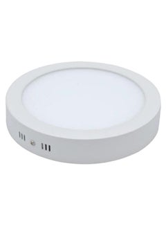 Buy Surface Mounted Round LED Spot Panel Light White 22.2 x 4.4cm in Saudi Arabia