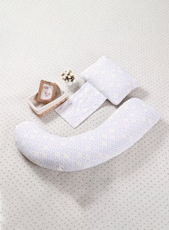اشتري Comfy Multi-Position Pregnancy Pillow Pink 130 x 80 x15centimeter في الامارات