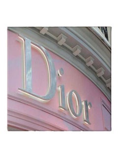 Buy Dior Letter Pattern Hidden Frame Canvas Wall Painting Multicolour 50 x 50cm in Saudi Arabia