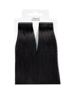 Buy Tape In Secret Straight Hair Extensions Off Black 22inch in UAE