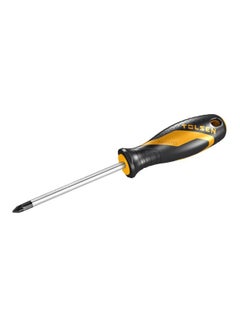 Buy Magnetic Tip Screwdriver Black/Yellow/Silver 100x1mm in UAE