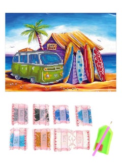Buy DIY 5D Diamond Painting Embroidery Wall Decor Kit Multicolour 30 x 40centimeter in Saudi Arabia