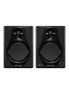 Buy 2-Piece Bi-Amped Digital Monitor Speaker Set MEDIA40USB Black in UAE