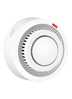 Buy Wi-Fi Fire Alarm Sensor White/Red 8.6cm in UAE