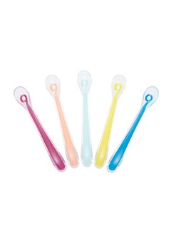 Buy 5-Piece Silicone Spoon Set in UAE