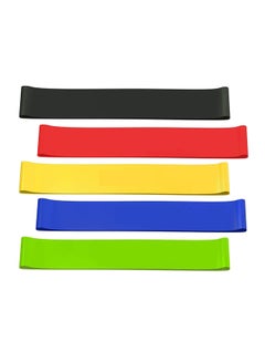 Buy 5-Piece Resistance Loop Band 120 x 5cm in Egypt