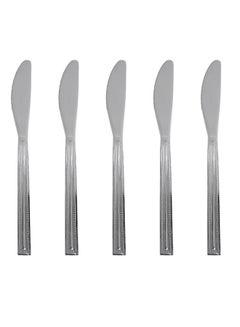 Buy 6-Piece Stainless Steel Table Knife Silver 10cm in UAE