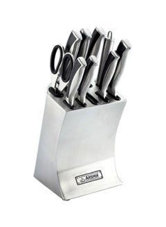Buy 10-Piece German Steel Knife Set Silver in UAE