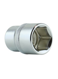 Buy 1/2 Inch DR Flank 6PT Socket Silver in UAE