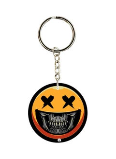 Buy Skull Printed Double Sided Keychain in UAE