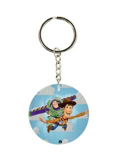 Buy Cartoon Printed Double Sided Keychain in UAE