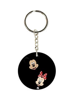 Buy Mickey Mouse Printed Double Sided Keychain in UAE