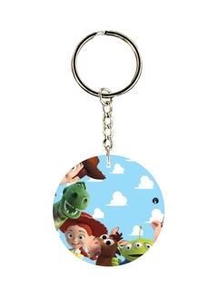 Buy Cartoon Printed Double Sided Keychain in UAE