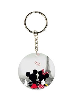 Buy Cartoon Printed Double Sided Keychain in UAE