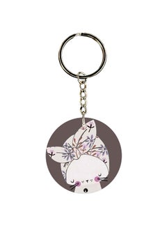 Buy Cat Printed Keychain in UAE